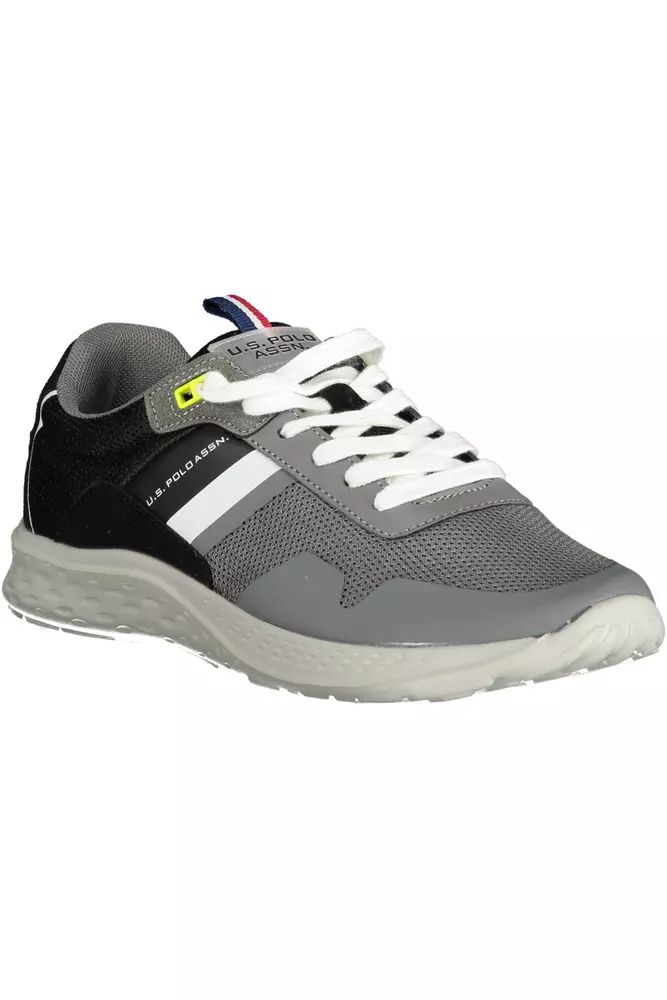 U.S. POLO ASSN. Gray Polyester Sneaker