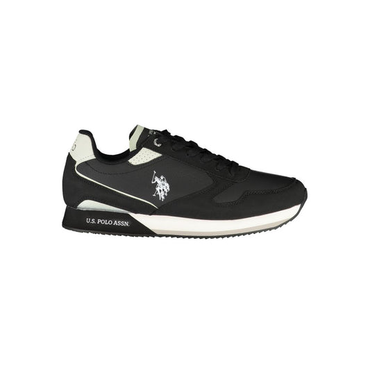 U.S. POLO ASSN. Black Polyester Sneaker