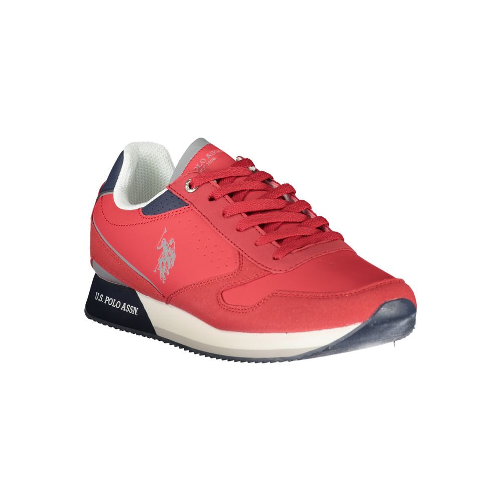 U.S. POLO ASSN. Pink Polyester Sneaker