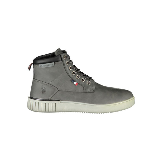 U.S. POLO ASSN. Gray Polyester Boot