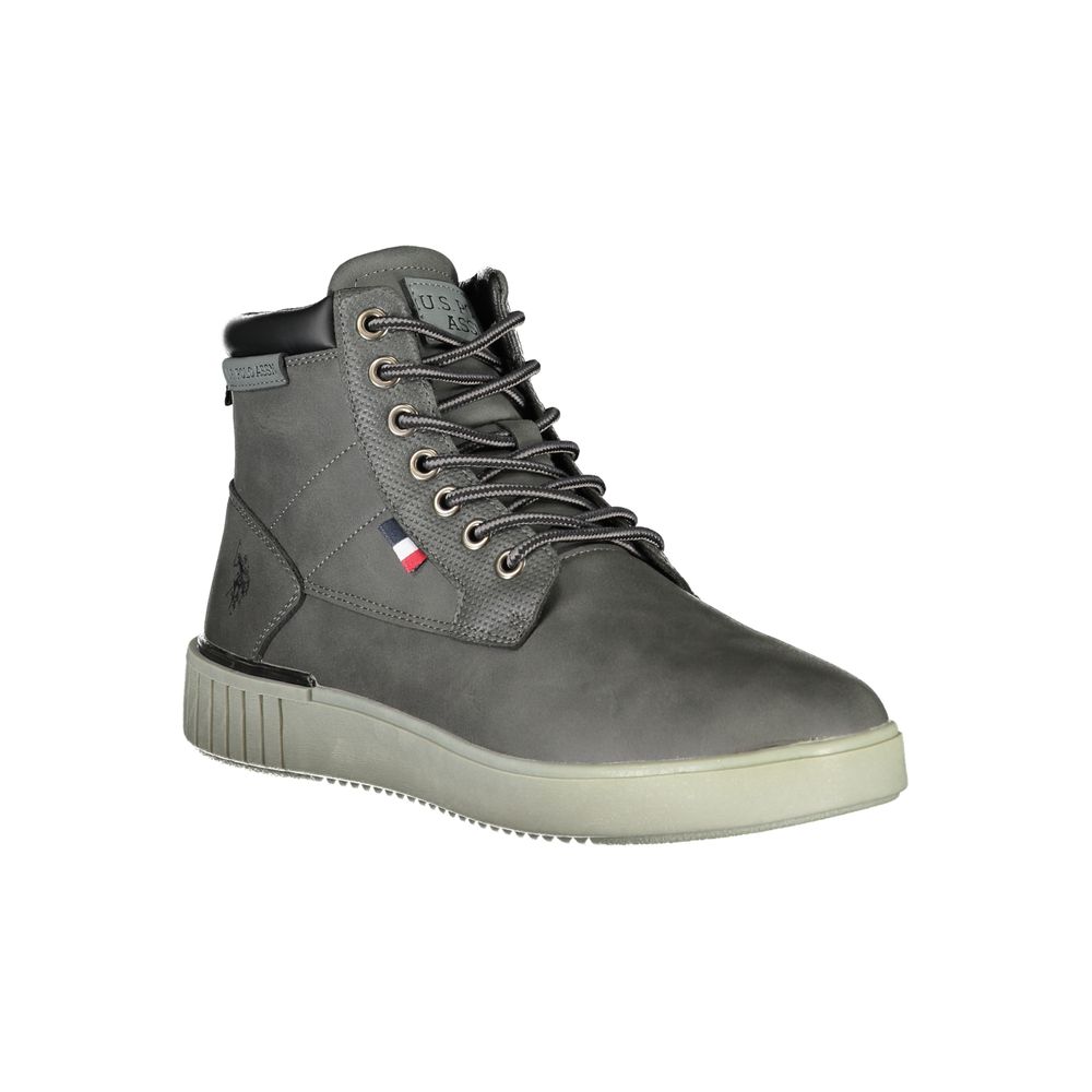 U.S. POLO ASSN. Gray Polyester Boot