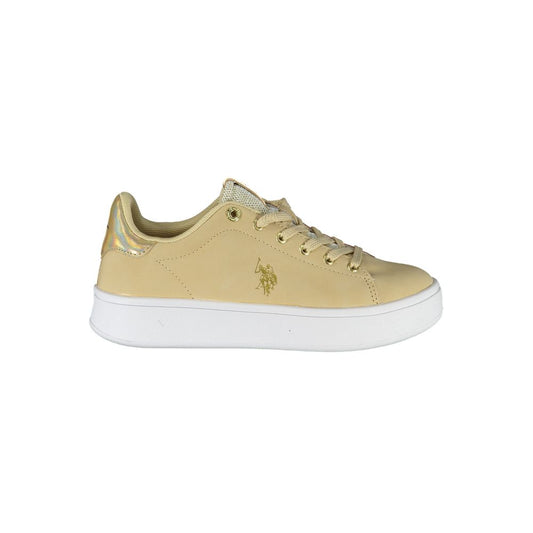 U.S. POLO ASSN. Beige Polyester Sneaker