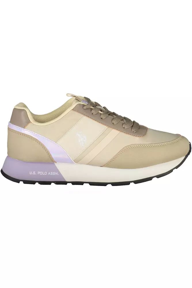 U.S. POLO ASSN. Beige Nylon Sneaker