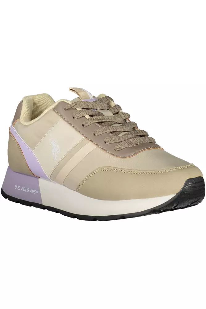 U.S. POLO ASSN. Beige Nylon Sneaker