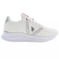 U.S. POLO ASSN. White Polyester Sneaker