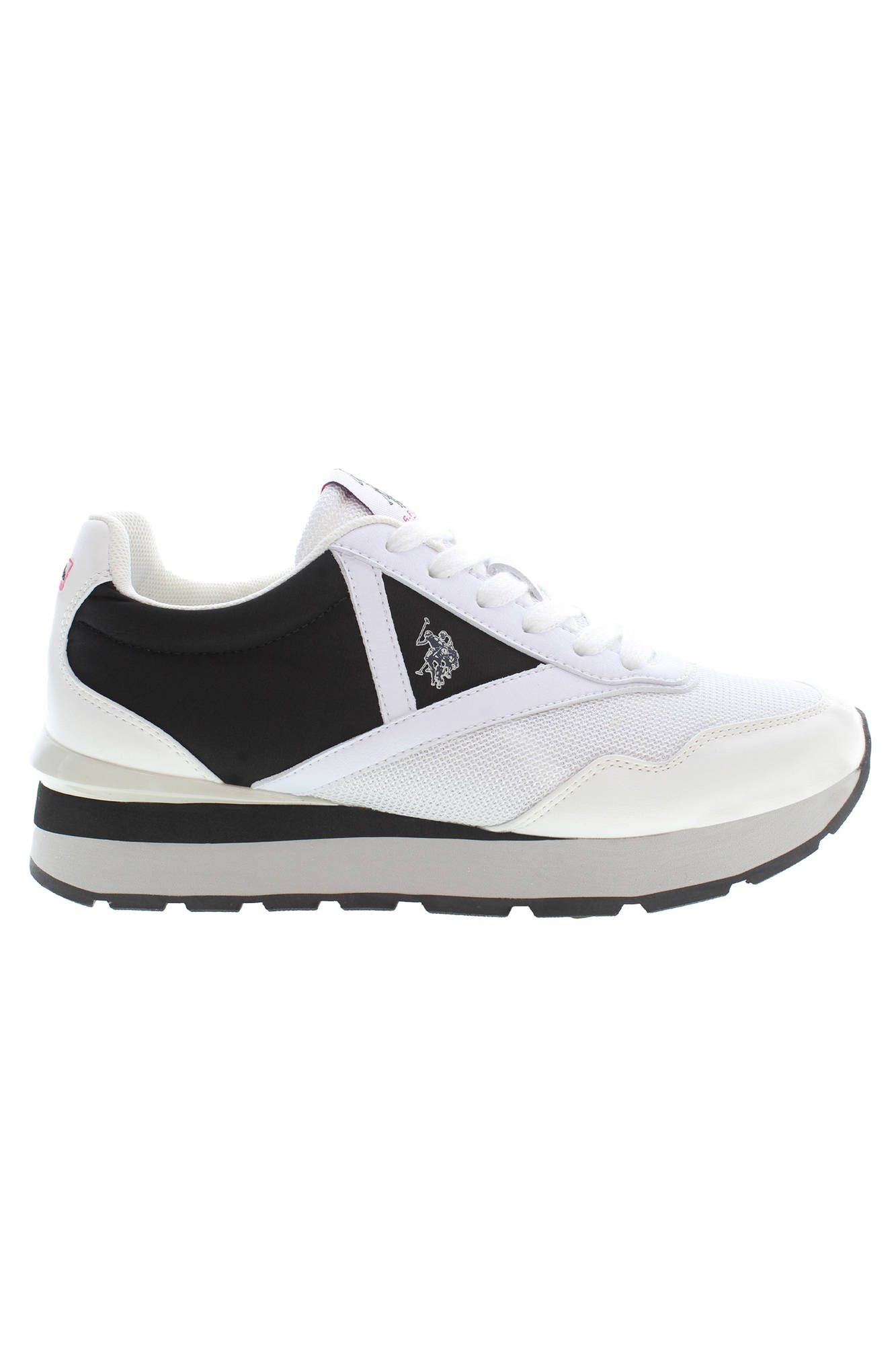 U.S. POLO ASSN. White Polyester Sneaker