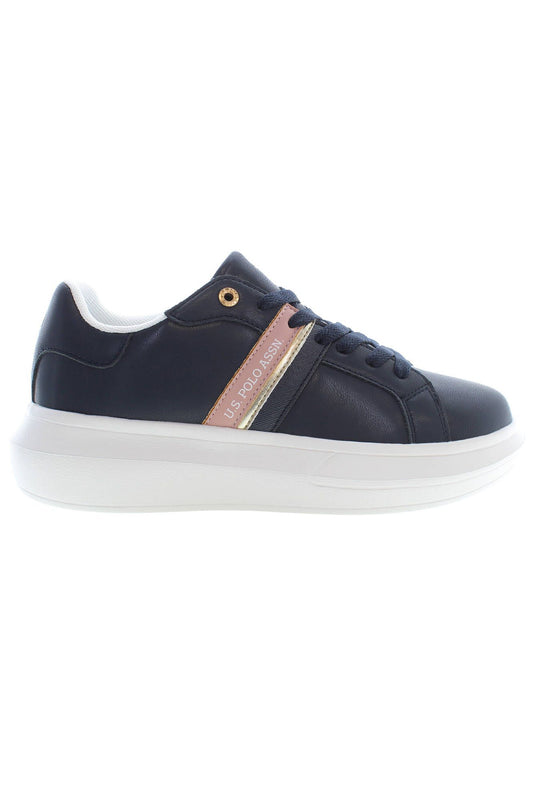 U.S. POLO ASSN. Blue Polyester Sneaker