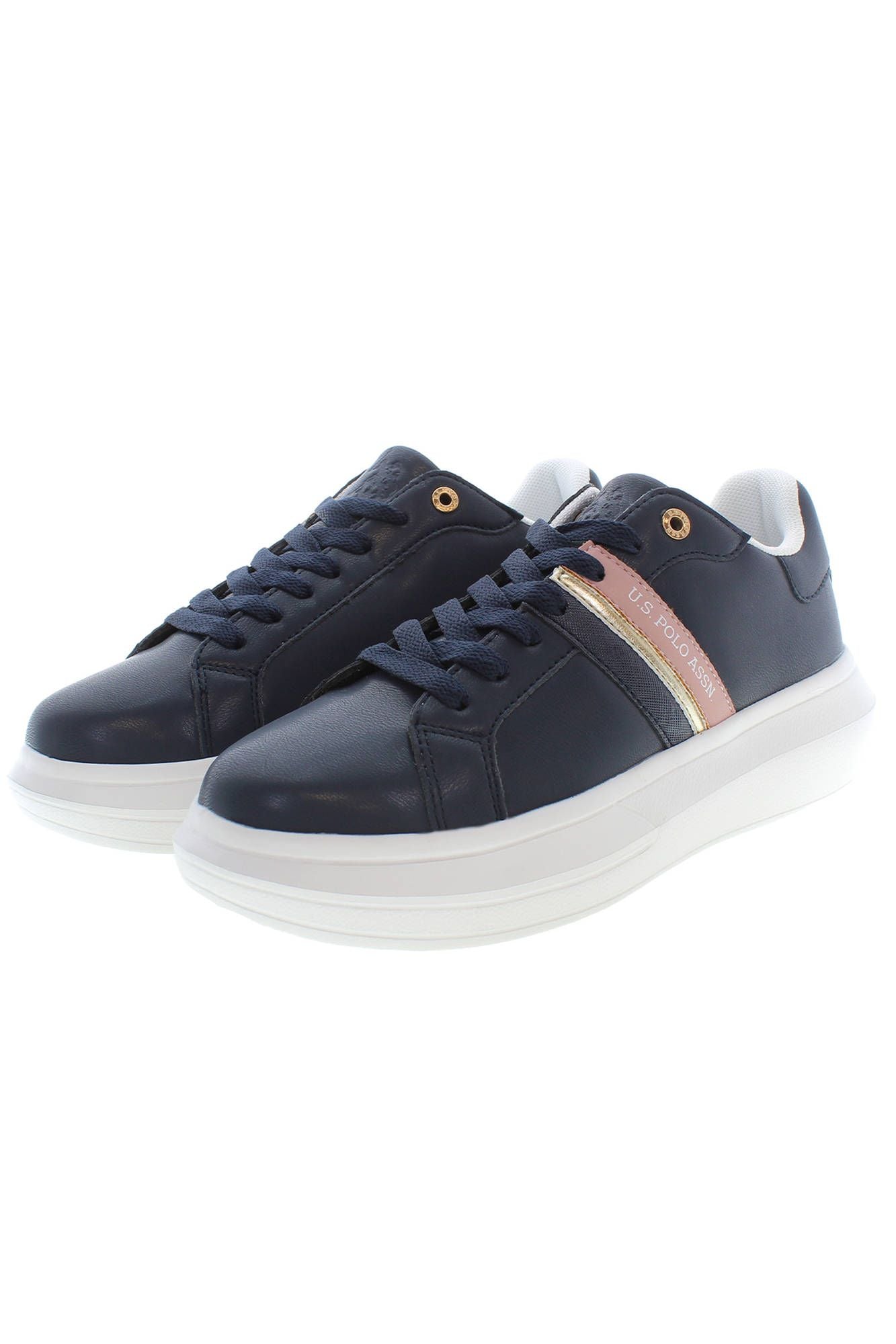 U.S. POLO ASSN. Blue Polyester Sneaker