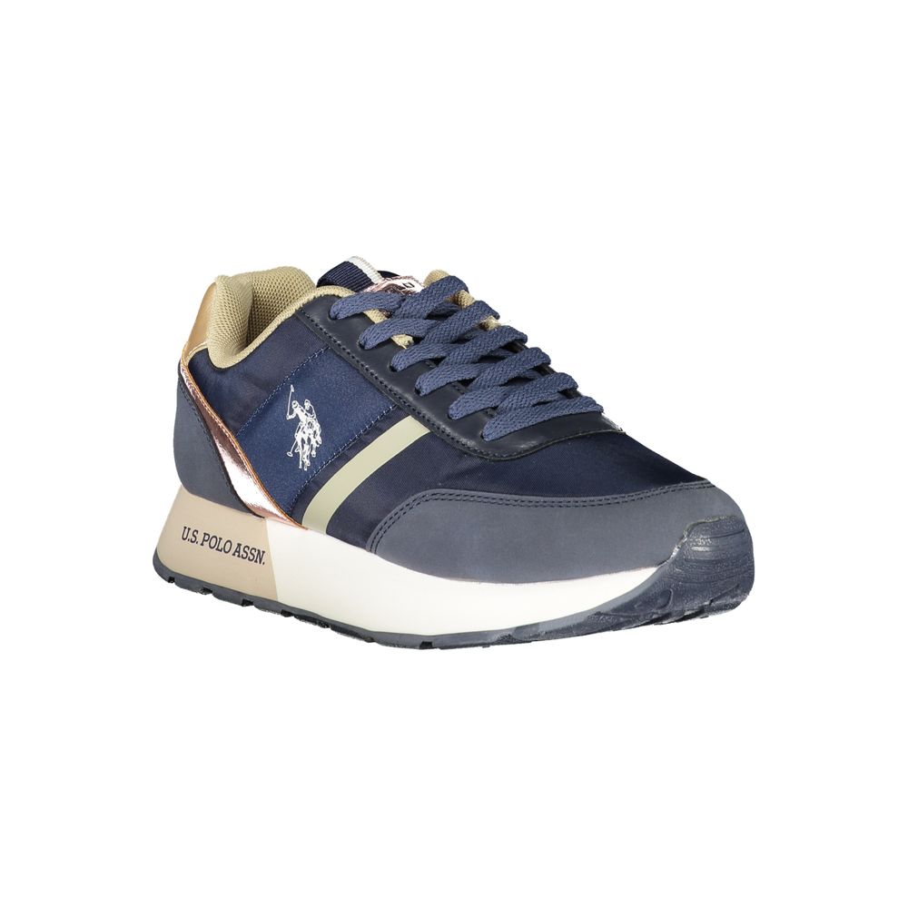 U.S. POLO ASSN. Blue Polyester Sneaker