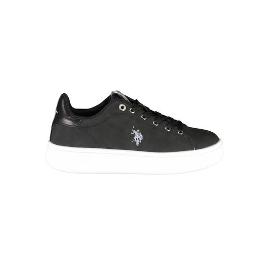 U.S. POLO ASSN. Black Polyester Sneaker