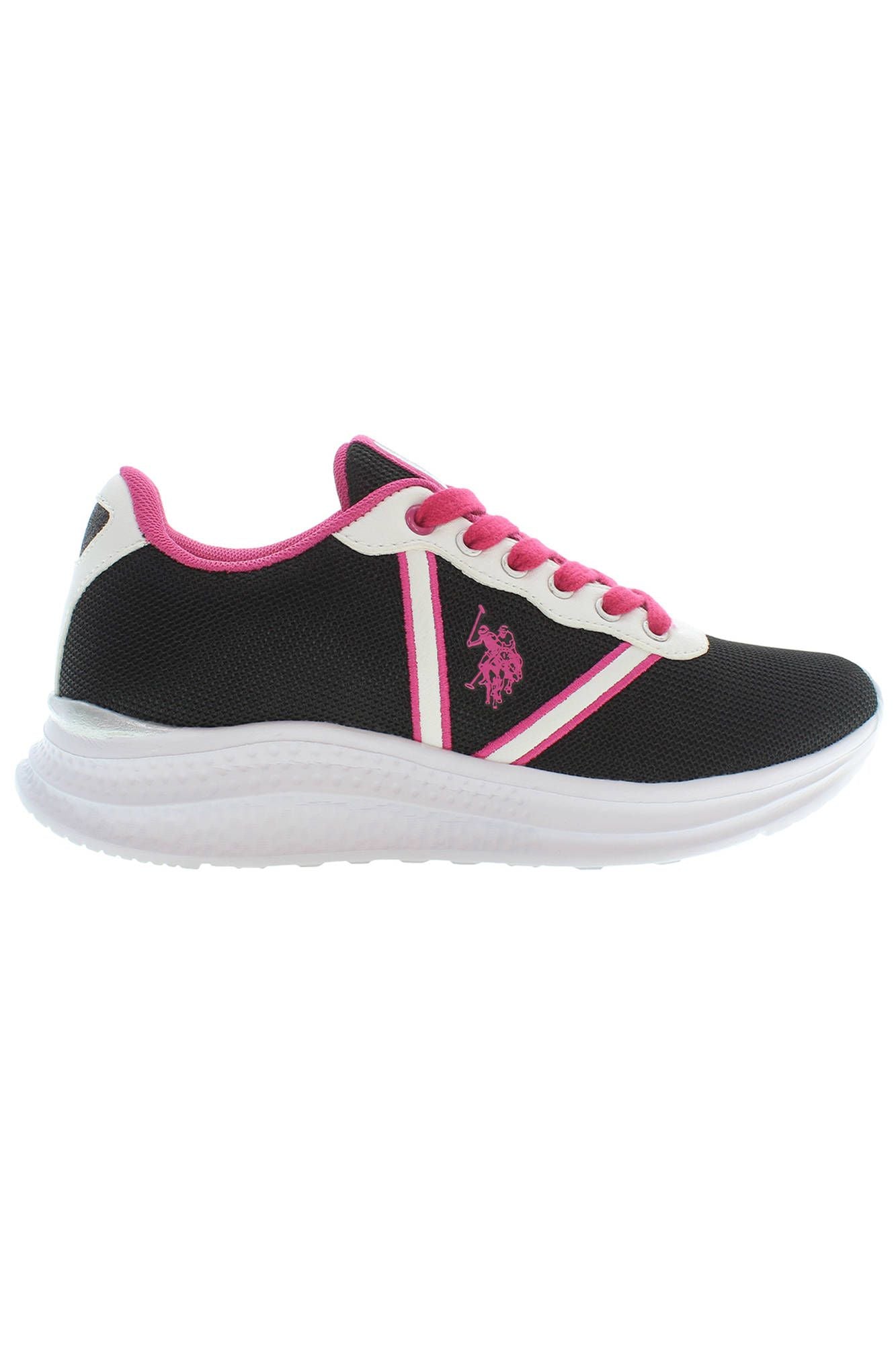 U.S. POLO ASSN. Black Polyester Sneaker