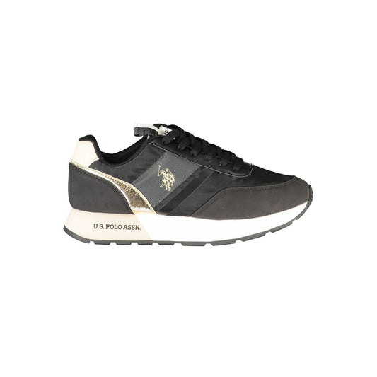 U.S. POLO ASSN. Black Polyester Sneaker