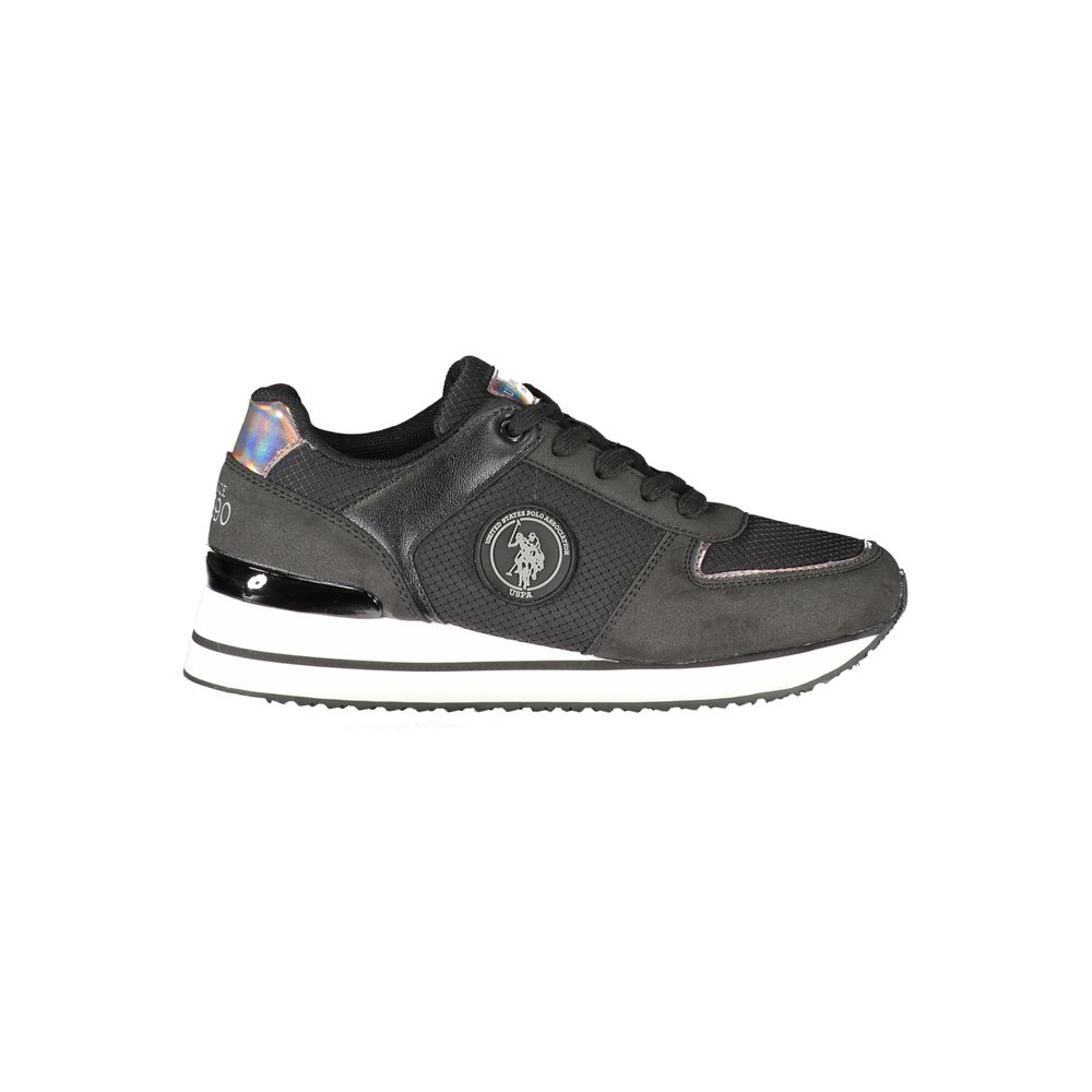 U.S. POLO ASSN. Black Polyester Sneaker