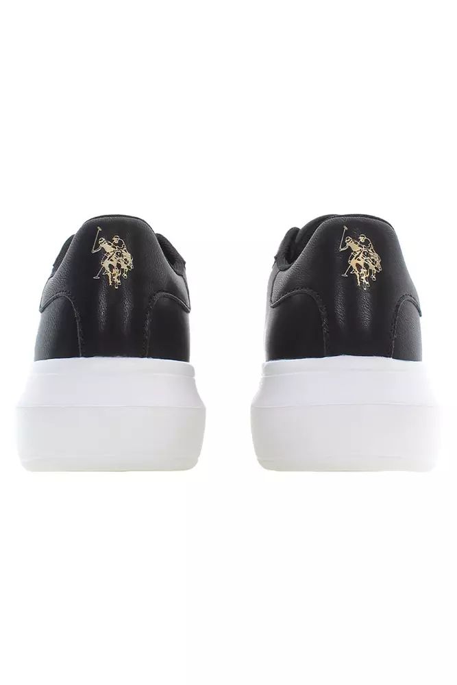 U.S. POLO ASSN. Black Polyester Sneaker