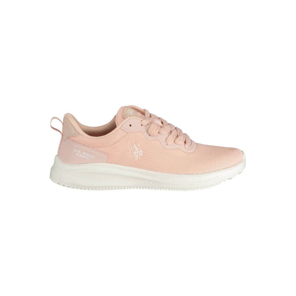 U.S. POLO ASSN. Pink Polyester Sneaker