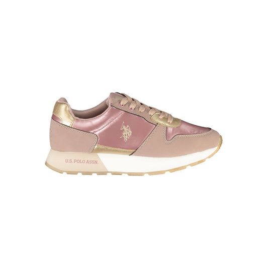 U.S. POLO ASSN. Pink Polyester Sneaker