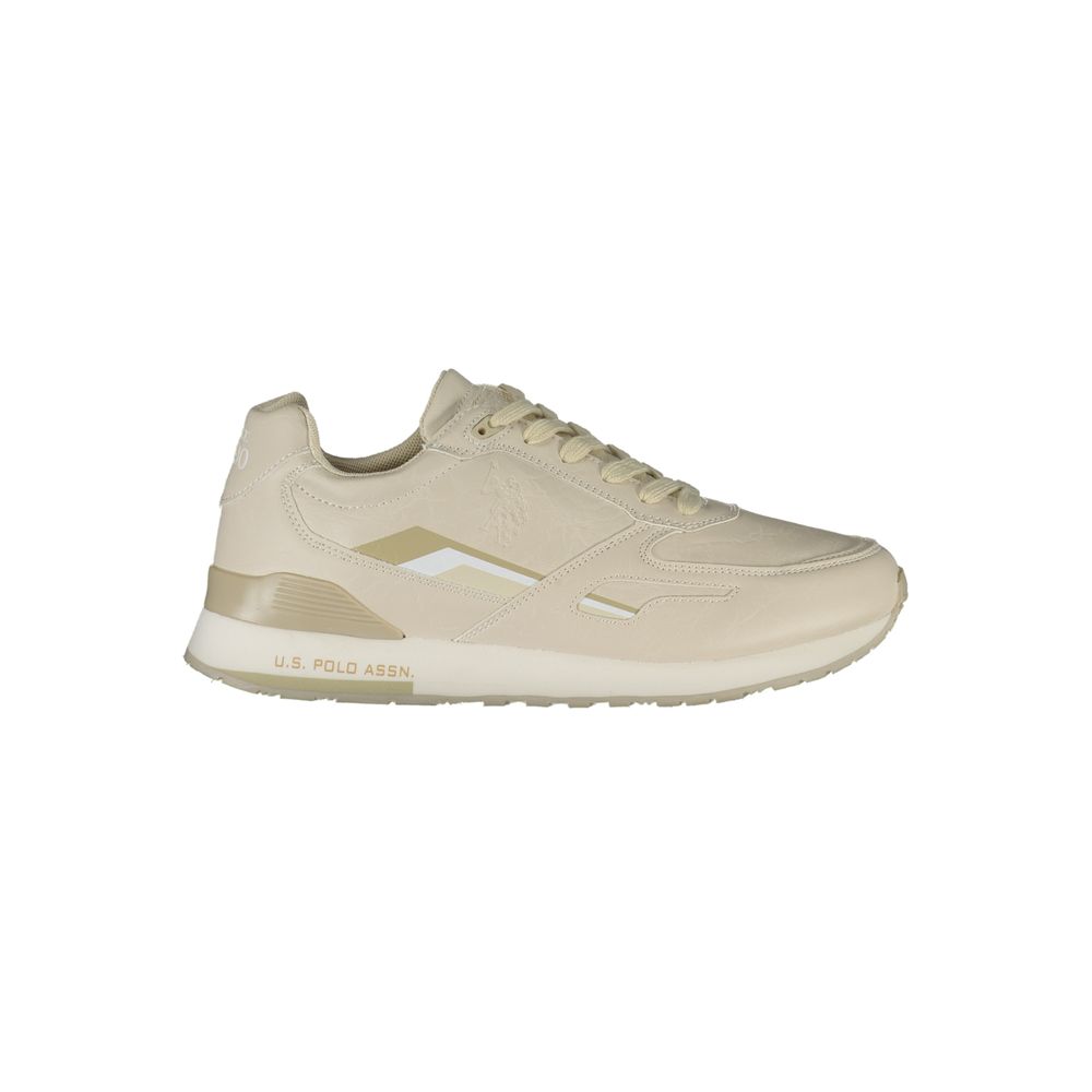 U.S. POLO ASSN. Beige Polyester Sneaker