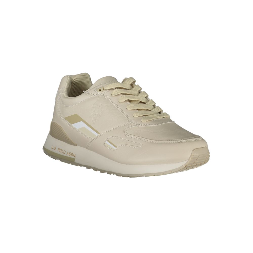 U.S. POLO ASSN. Beige Polyester Sneaker