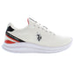 U.S. POLO ASSN. White Polyester Sneaker