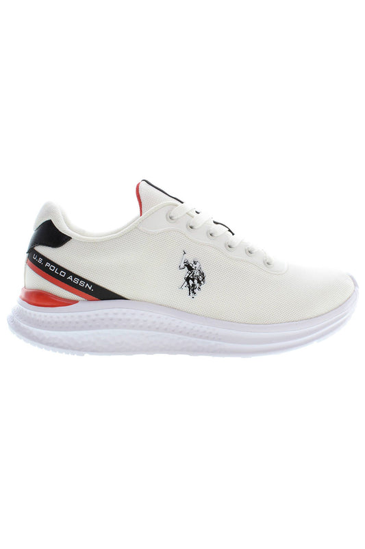 U.S. POLO ASSN. White Polyester Sneaker