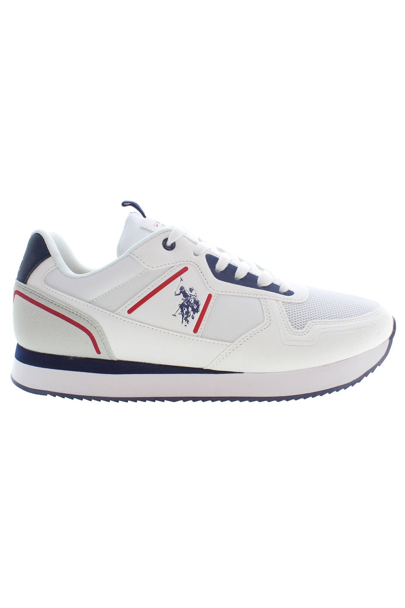 U.S. POLO ASSN. White Polyester Sneaker