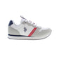 U.S. POLO ASSN. White Polyester Sneaker