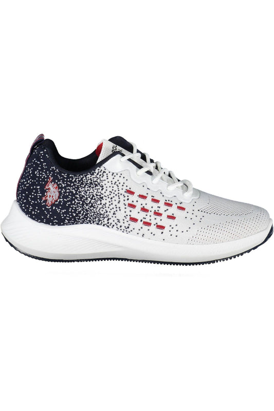 U.S. POLO ASSN. White Polyester Sneaker