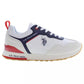 U.S. POLO ASSN. White Polyester Sneaker