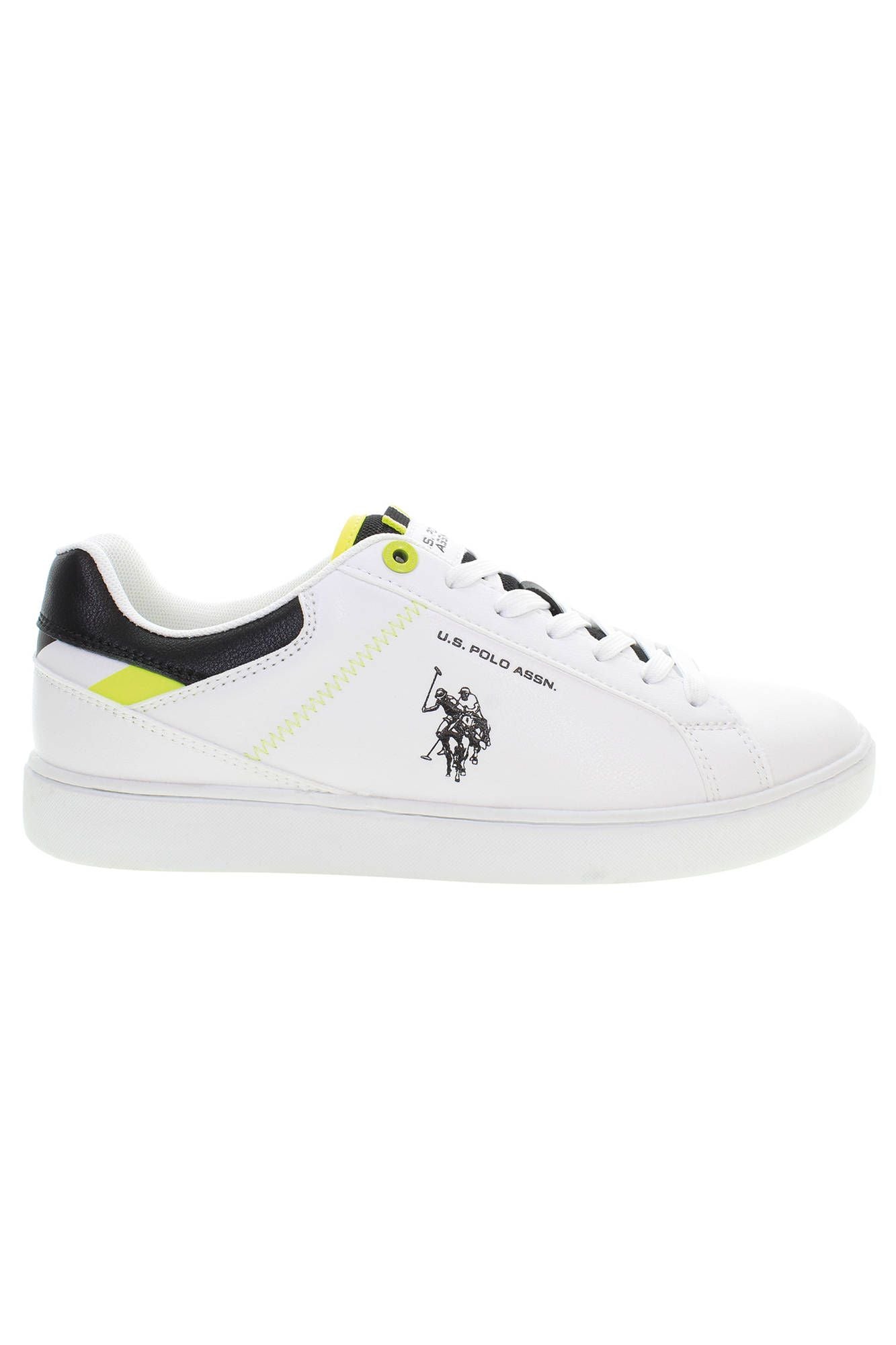 U.S. POLO ASSN. White Polyester Sneaker