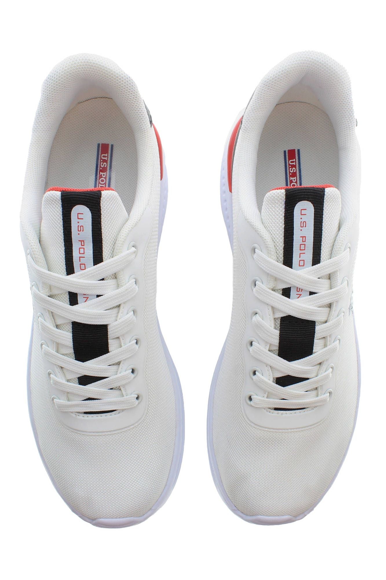 U.S. POLO ASSN. White Polyester Sneaker