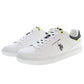 U.S. POLO ASSN. White Polyester Sneaker