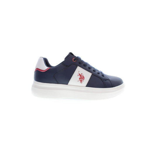 U.S. POLO ASSN. Blue Polyester Sneaker