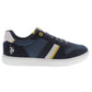 U.S. POLO ASSN. Blue Polyester Sneaker