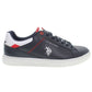 U.S. POLO ASSN. Blue Polyester Sneaker