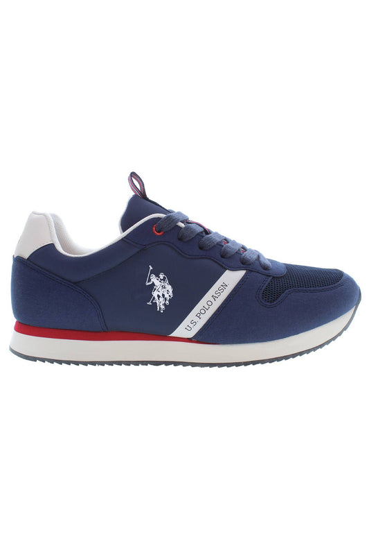 U.S. POLO ASSN. Blue Polyester Sneaker