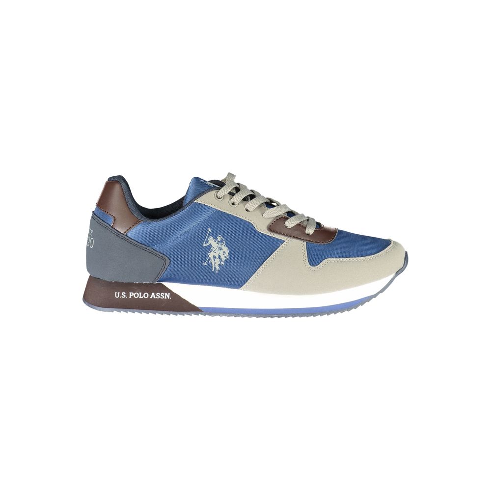 U.S. POLO ASSN. Blue Polyester Sneaker