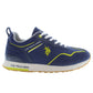 U.S. POLO ASSN. Blue Polyester Sneaker