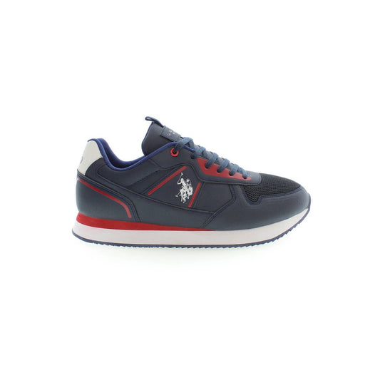 U.S. POLO ASSN. Blue Polyester Sneaker