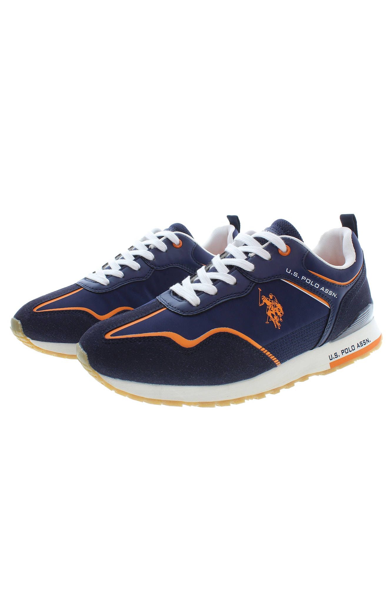 U.S. POLO ASSN. Blue Polyester Sneaker