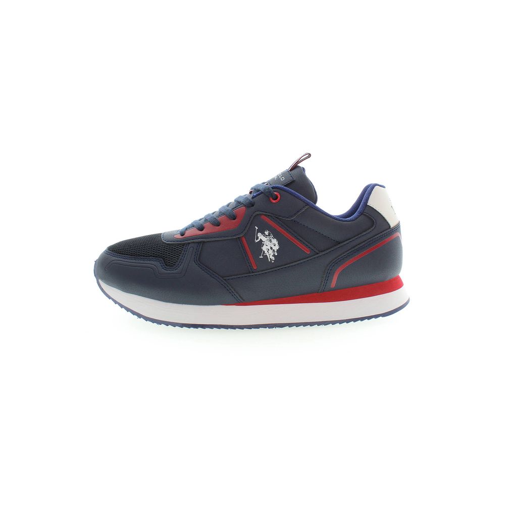 U.S. POLO ASSN. Blue Polyester Sneaker