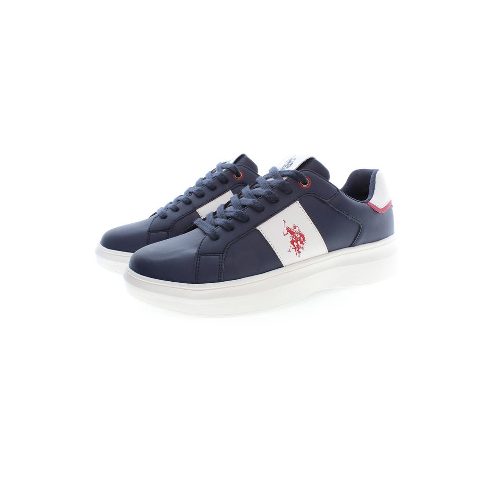 U.S. POLO ASSN. Blue Polyester Sneaker