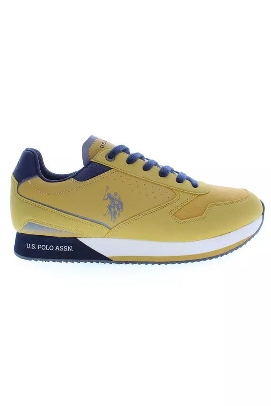 U.S. POLO ASSN. Yellow Polyester Sneaker