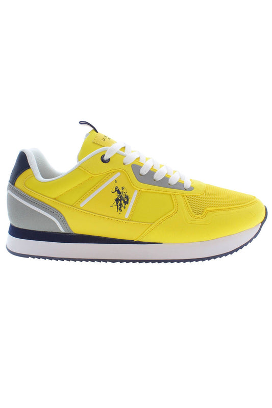 U.S. POLO ASSN. Yellow Polyester Sneaker