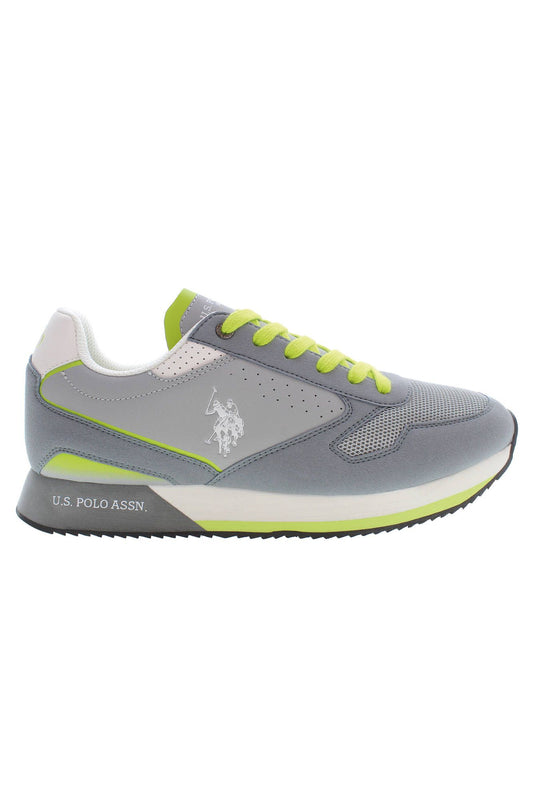 U.S. POLO ASSN. Gray Polyester Sneaker