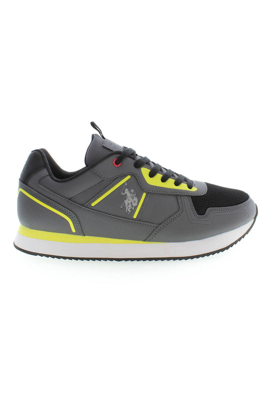 U.S. POLO ASSN. Gray Polyester Sneaker