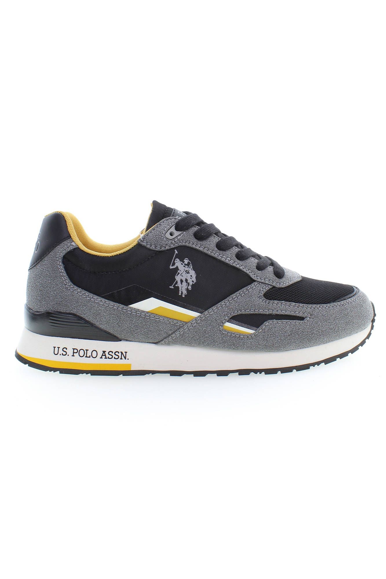 U.S. POLO ASSN. Gray Polyester Sneaker