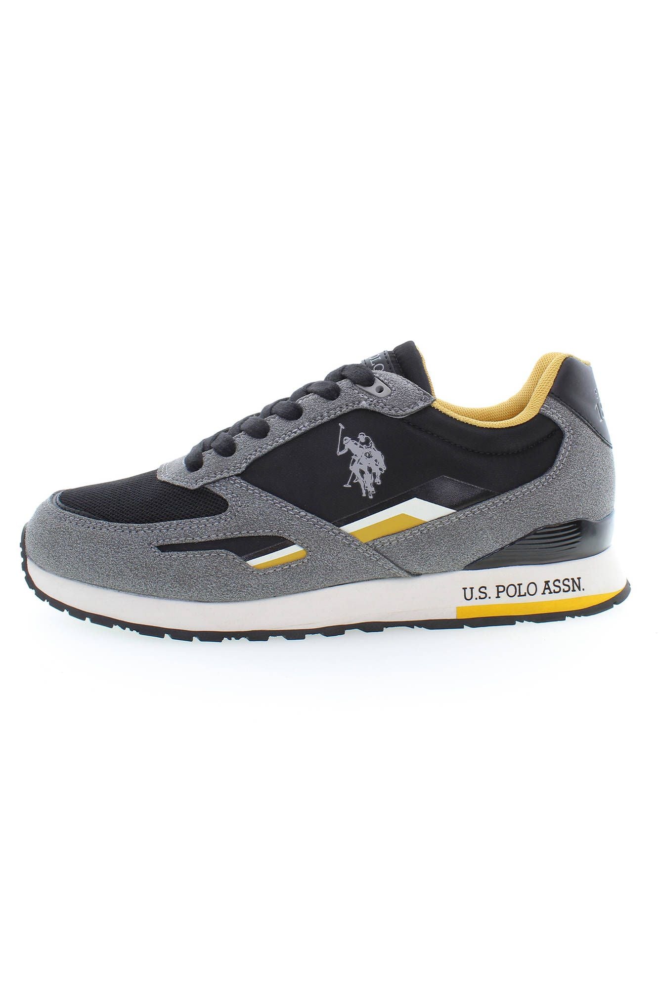 U.S. POLO ASSN. Gray Polyester Sneaker