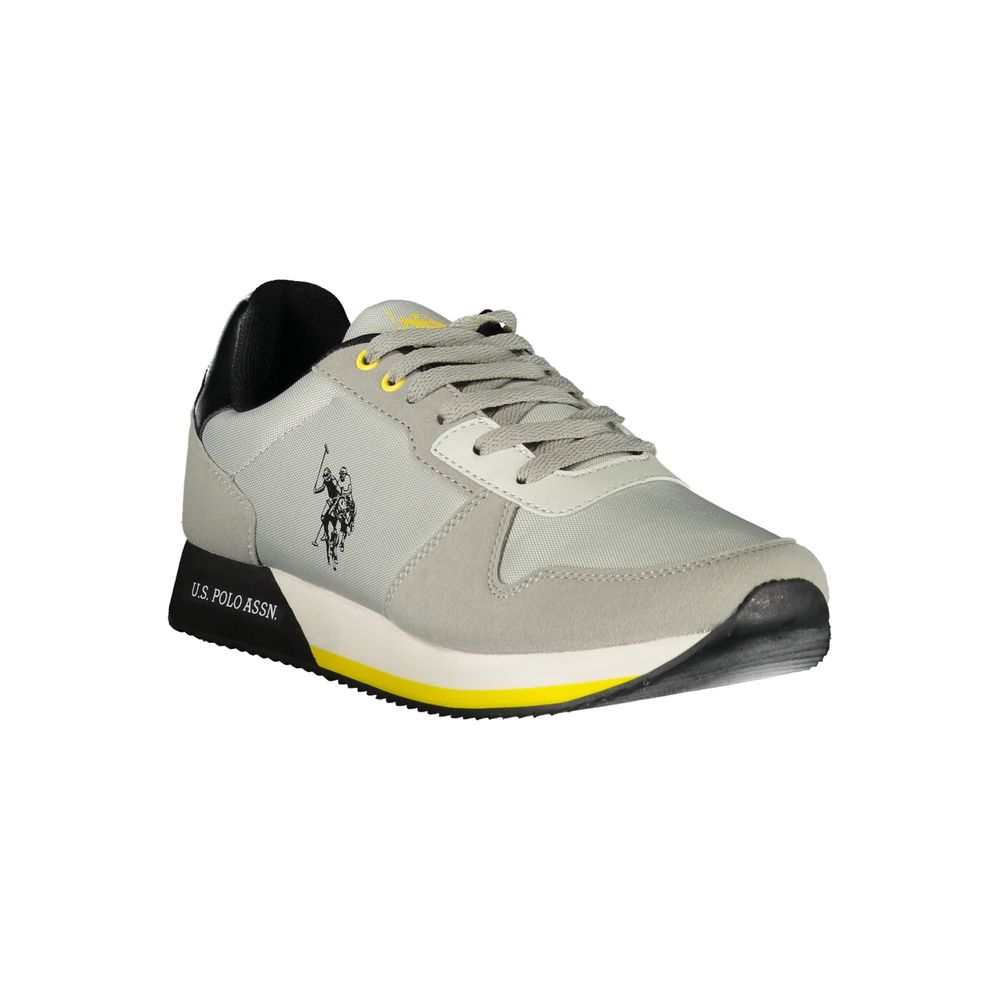 U.S. POLO ASSN. Gray Polyester Sneaker