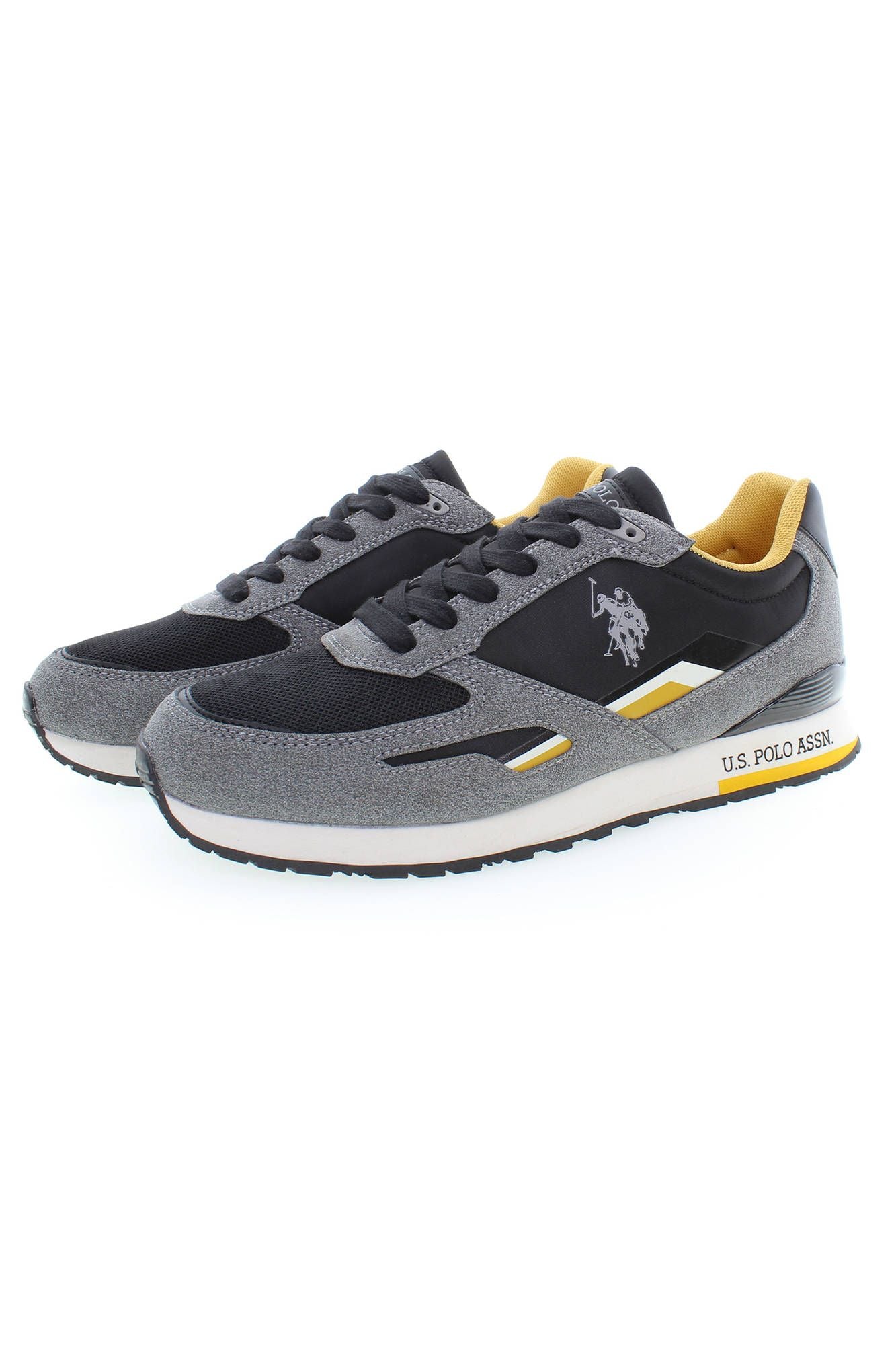 U.S. POLO ASSN. Gray Polyester Sneaker