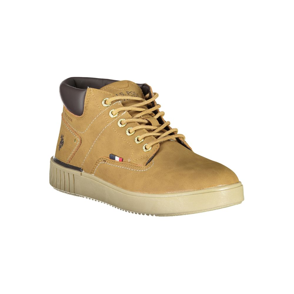 U.S. POLO ASSN. Brown Polyester Sneaker